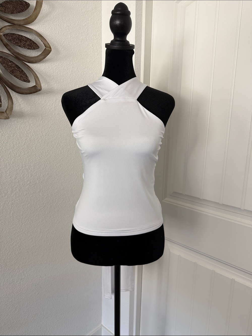 Crisscross Halter Tank Top